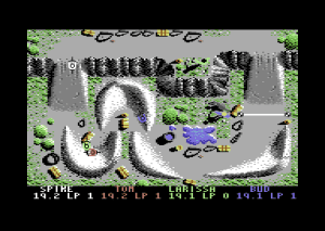 BMX Simulator 2 Gameplay (Commodore 64)