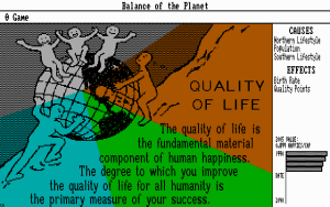Balance of the Planet Gameplay (DOS)