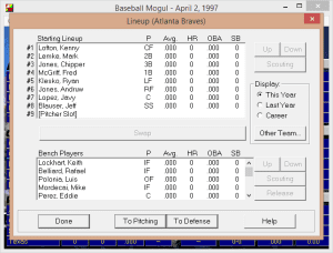 Baseball Mogul Gameplay (Windows)