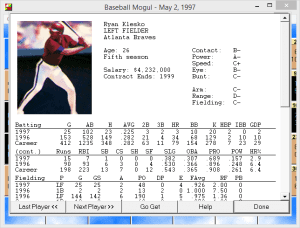 Baseball Mogul Gameplay (Windows)
