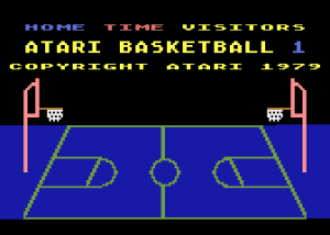 Basketball Gameplay (Atari 8-bit)