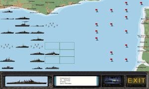 Battle Fleet Commander II Gameplay (Windows)