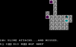Beneath Apple Manor Gameplay (DOS)