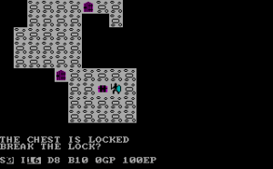 Beneath Apple Manor Gameplay (DOS)