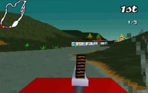 Big Red Racing Gameplay (DOS)