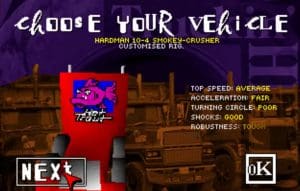 Big Red Racing Gameplay (DOS)