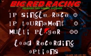 Big Red Racing Gameplay (DOS)