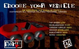 Big Red Racing Gameplay (DOS)