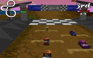Big Red Racing Gameplay (DOS)