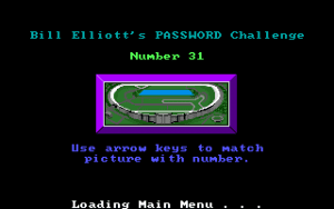 Bill Elliott's NASCAR Challenge Gameplay (DOS)