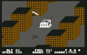 Blue Max Gameplay (Commodore 64)
