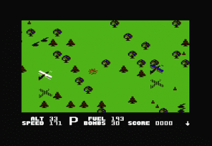 Blue Max Gameplay (Commodore 64)