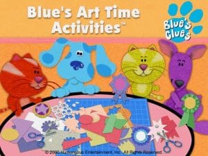 Blue's Clues: Blue's Art Time Activities Gameplay (Windows)