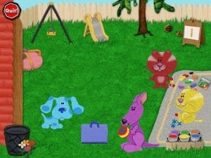 Blue's Clues: Blue's Art Time Activities Gameplay (Windows)