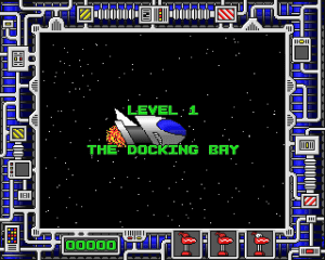 Bug Hunter in Space Gameplay (Acorn Archimedes)