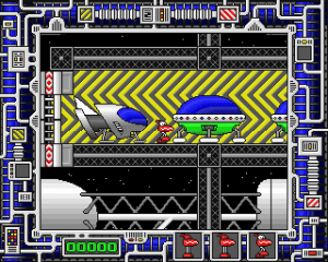 Bug Hunter in Space Gameplay (Acorn Archimedes)