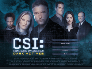 CSI: Dark Motives Gameplay (Windows)