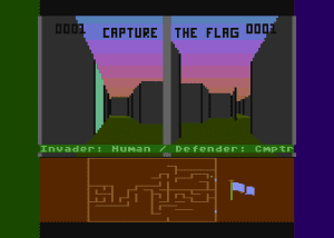 Capture the Flag Gameplay (Atari 8-bit)