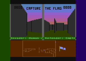 Capture the Flag Gameplay (Atari 8-bit)