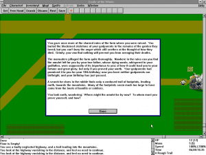 Castle of the Winds Gameplay (Windows 3.x)