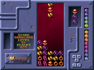 Chain Reaction Gameplay (DOS)