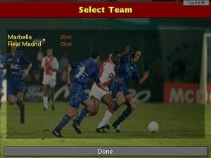 Championship Manager 2 Gameplay (DOS)