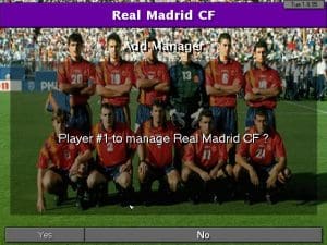 Championship Manager 2 Gameplay (DOS)