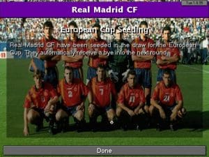 Championship Manager 2 Gameplay (DOS)