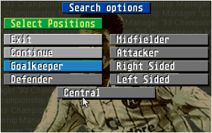 Championship Manager 93/94 Gameplay (DOS)