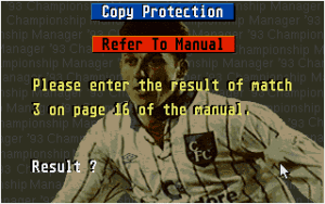 Championship Manager 93/94 Gameplay (DOS)