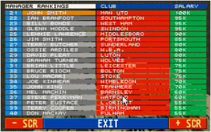 Championship Manager 93/94 Gameplay (DOS)