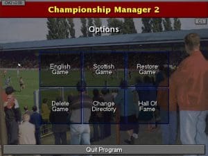 Championship Manager 96/97 Gameplay (DOS)