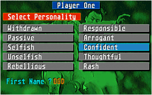 Championship Manager Gameplay (DOS)
