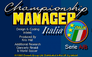 Championship Manager Italia Gameplay (DOS)