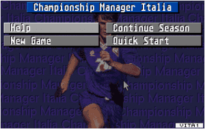 Championship Manager Italia Gameplay (DOS)