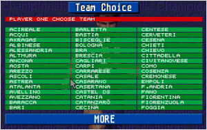 Championship Manager Italia Gameplay (DOS)