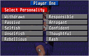 Championship Manager Italia Gameplay (DOS)