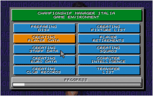 Championship Manager Italia Gameplay (DOS)