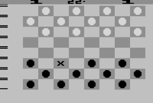 Checkers Gameplay (Atari 2600)