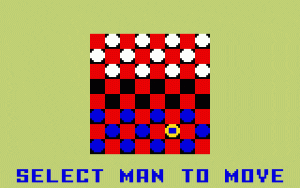 Checkers Gameplay (Intellivision)