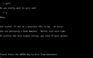 Classic Adventure: The Original Colossal Cave! Gameplay (DOS)