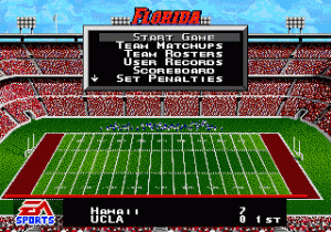 College Football USA 97 Gameplay (Genesis)