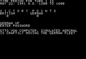Computer Bismarck Gameplay (Apple II)