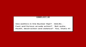 Conflict Gameplay (DOS)