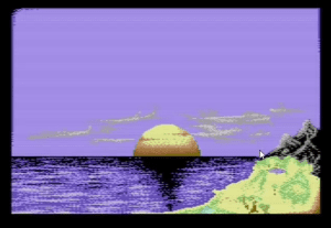 Conquestador Szenario Generator Gameplay (Commodore 64)