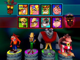 Crash Bash Gameplay (PlayStation)