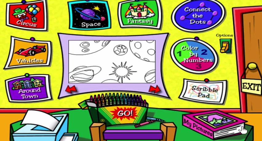 Crayola Magic 3D Coloring Book: Favorite Places Gameplay (Windows)