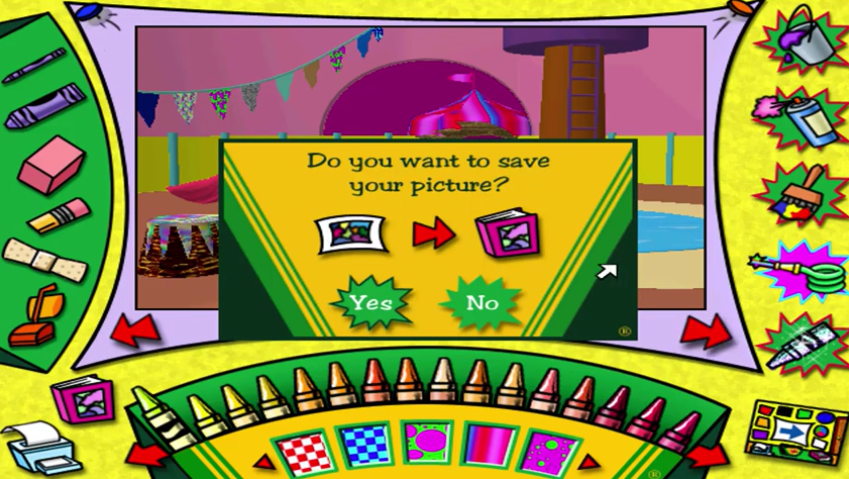 Crayola Magic 3D Coloring Book: Favorite Places Gameplay (Windows)