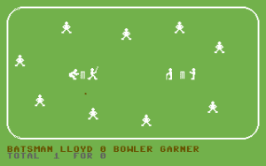 Cricket 64 Gameplay (Commodore 64)