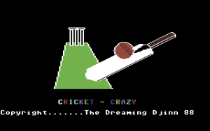 Cricket Crazy Gameplay (Commodore 64)